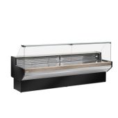 Banco alimentare neutro ideale per panetteria Zoin Modello Patagonia PT100NNNG Vetro retto ribaltabile verso il basso Versione neutra senza gruppo e senza evaporatore