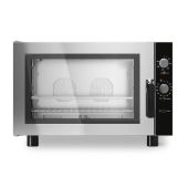 Forno elettrico a convezione con umidificatore MDLR per pasticceria Apertura a bandiera Modello BEU464