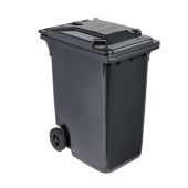 Bidone per rifiuti da esterno in polietilene ad alta densità con protezione anti UV MDL Colore GRIGIO Modello 766630
