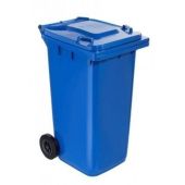 Bidone per rifiuti da esterno in polietilene ad alta densita HDPE con protezione anti UV MDL Colore BLU Modello 766622