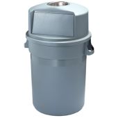 Bidone push con posacenere grigio MAXIPUSH MDL 120 L Modello 114120