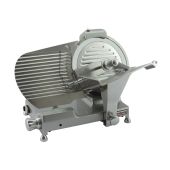 Affettatrice per salumi a gravità Modello BKL275LUX Taglio utile mm l 160 x p 245 Affilatoio fisso Blocco carrello Manopole in alluminio