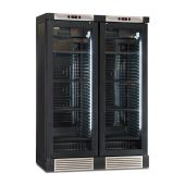 Cantina refrigerata vino 2 porte con ventola on/off Modello CLW820LBLACK
