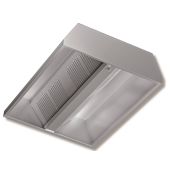 Cappa centrale in Acciaio Inox Aisi 430 satinata scotch-brite RP Modello DSC1336
