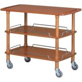 Carrello di servizio in legno Modello CLP2003 tre ripiani