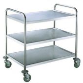 Carrello di servizio inox Modello RPC-M3 tre ripiani