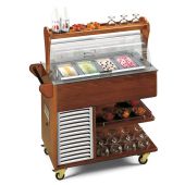 Carrello Espositore Legno per Gelato Modello CARRELLINO Gelato Potenza 434 W Legno Massello