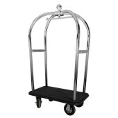 Carrello portavaligie appendi abiti Modello PV2021I in tubolare inox