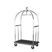 Carrello portavaligie appendi abiti STK Modello CART-S acciaio inox cromato