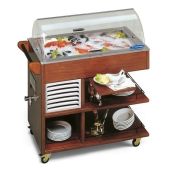 Carrettino Espositore refrigerato per pesce Modello Carrellino Fish Refrigerazione Statica