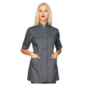 Casacca Antigua da donna MANICA CORTA 65% Poliestere 35% Cotone GRIGIO Disponibile in diverse taglie Modello 003012M