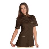 Casacca Panarea da donna MEZZA MANICA  65% Poliestere 35% Cotone BISCOTTO + MARRONE Disponibile in diverse taglie Modello 002717