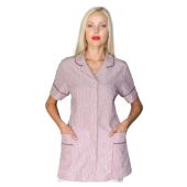 Casacca Zama da donna MANICA CORTA 65% Poliestere 35% Cotone A STRISCE BORDEAUX Disponibile in diverse taglie Modello 004713