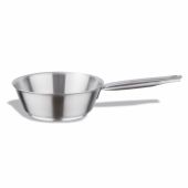 Casseruola conica in acciaio inox 18/10 Capacità lt. 1 Dimensioni ø cm. 16x6h Modello 127-016