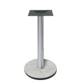 Base da interno in acciaio inox TESR Basi in stratificato HPL COMPACT, spessore 20 mm, tubo in metallo, piastra superiore (300 x 300 x 3 mm) piedini regolabili Modello 265-HPR502