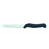 Coltello per formaggio a due punte Lama in acciaio inossidabile temperato AISI 420 Manico in gomma antiscivolo Lavabile in lavastoviglie Lama Cm 12 Modello CL90740