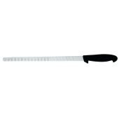 Coltello per salmone Lama in acciaio inossidabile temperato AISI 420 Manico in gomma antiscivolo Lavabile in lavastoviglie Lama Cm 28 Modello CL1231