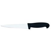 Coltello per scannare Lama in acciaio inossidabile temperato AISI 420 Manico in gomma antiscivolo Lavabile in lavastoviglie Lama Cm 16 Modello CL1204