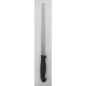 Coltello per prociutto stretto  Lama in acciaio inossidabile temperato AISI 420 Manico in gomma antiscivolo Lavabile in lavastoviglie Lama Cm 30Modello CL11095