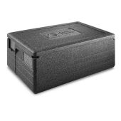 Box termico 1/1 h 200 con coperchio in polipropilene per bacinelle gastronorm karbox plus Modello KRB200PG