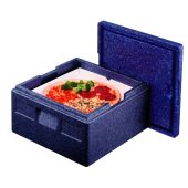Contenitore isotermico in polipropilene per trasporto pizza Capacità di unità 4 Modello KRB3535P