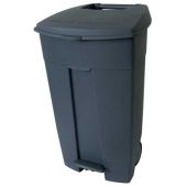 Contenitore mobile a pedale in plastica CONTIPLAST 120L MDL Colore Grigio Modello 102530