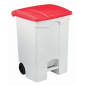 Contenitore mobile a pedale in POLIPROPILENE CONTITOP MOBILE 90 L MDL Colore ROSSO Modello 115597