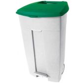 Contenitore mobile a pedale in plastica CONTIPLAST120L MDL Colore VERDE Modello 102538