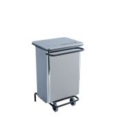 Contenitore mobile a pedale inox - Pattumiera MDL acciaio satinato CONTINOXS 790650