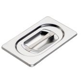 Coperchio per contenitori gastronorm 1/9 in acciaio inox Modello CO19000