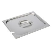 Coperchio per contenitori gastronorm con spacco mestolo1/6 in acciaio inox Modello CO16SME