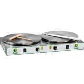 CREPIERA ELETTRICA Modello CRP42 Numero 2 Piani cottura Ø 400 mm ciascuno