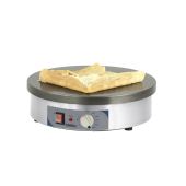 Crepiera tonda premium CLN Struttura in acciaio inox Piastra in ghisa Modello CCR40EP