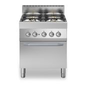 Cucina a gas 4 fuochi MDLR Forno elettrico ventilato Modello F7070CFGEB