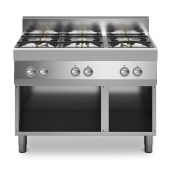 Cucina a gas 6 fuochi MDLR Armadio aperto Modello F70110PCGBA