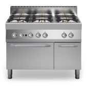 Cucina a gas 6 fuochi MDLR Forno a gas statico Modello F70110CFGB