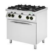 Cucina a gas Metano Modello CC74GFG 4 fuochi con forno a gas GN1/1