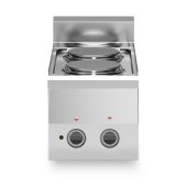 Cucina elettrica 2 piastre ECO MDLR Modello F6030PCEET