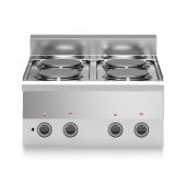 Cucina elettrica 4 piastre ECO MDLR Modello F6060PCEET
