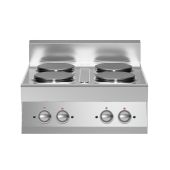 Cucina elettrica 4 piastre tonde MDLR Modello F7070PCET