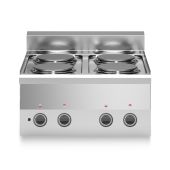 Cucina elettrica 4 piastre potenziate MDLR Modello F6060PCET