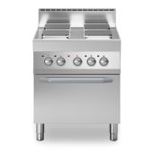 Cucina elettrica 4 piastre quadre MDLR Forno elettrico ventilato Modello F7070CFEQ