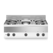Cucina elettrica 5 piastre ECO MDLR Modello F6090PCEET