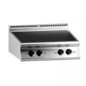 Cucina elettrica a induzione MDLR 4 zone di cottura Ø 220 mm Modello CL7080INDT
