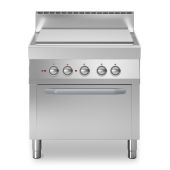 Cucina tuttapiastra elettrica 4 zone MDLR Modello F7080TPFE Forno elettrico ventilato