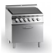 Cucina elettrica tuttapiastra MDLR 4 zone di cottura Modello CL9080TPFE Forno elettrico