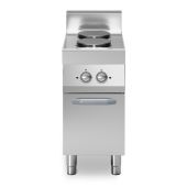 Cucina elettrica 2 piastre tonde MDLR Modello F7040PCEP Armadio con porta