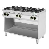 Cucina a gas Metano Modello CC76G 6 fuochi con vano a giorno