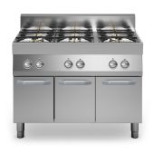 Cucina a gas 6 fuochi MDLR Armadio con porte Modello F70110PCGBP