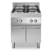 Cucina a gas 4 fuochi MDLR Armadio con porte Modello F7070PCGBP